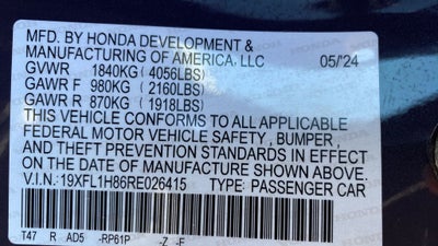 2024 Honda Civic Sport Touring