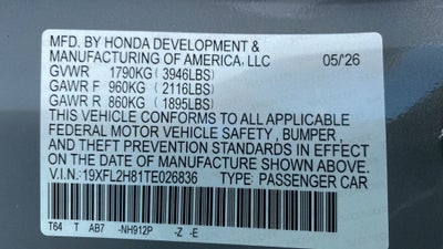 2026 Honda Civic Sport