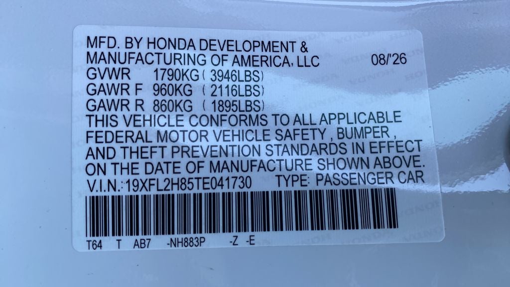 2026 Honda Civic Sport