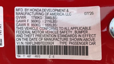 2026 Honda Civic Sport