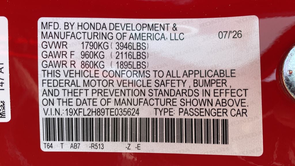 2026 Honda Civic Sport