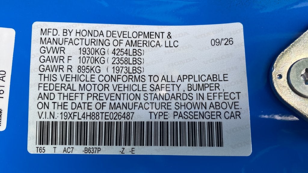 2026 Honda Civic Hybrid Sport