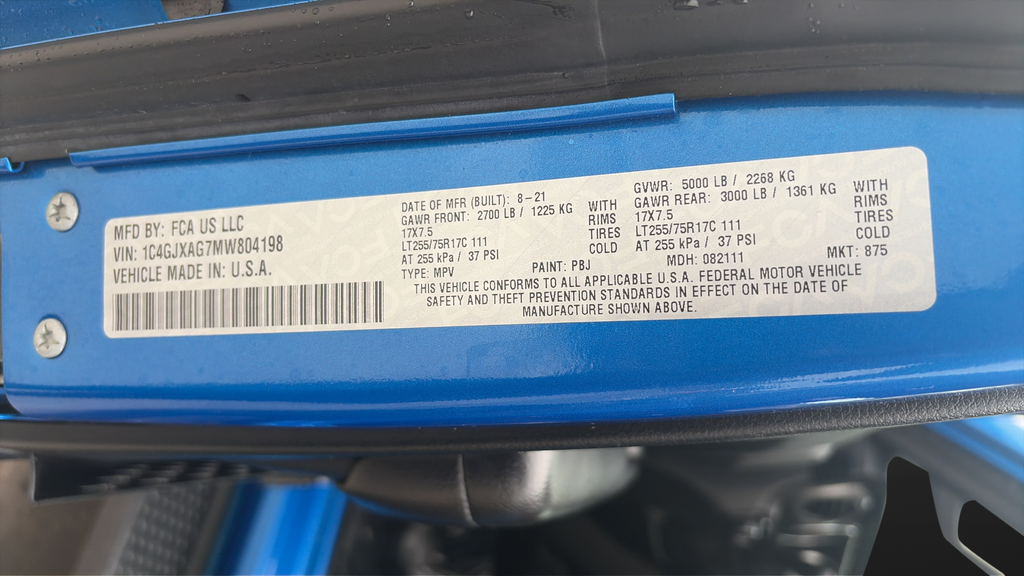2021 Jeep Wrangler Sport