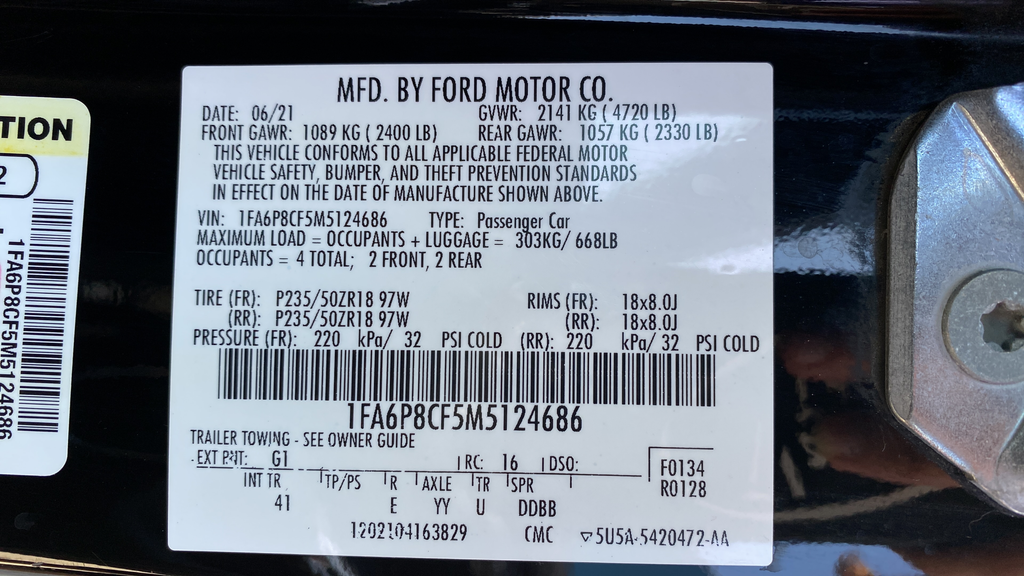 2021 Ford Mustang GT Premium