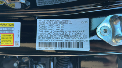 2026 Honda Accord LX