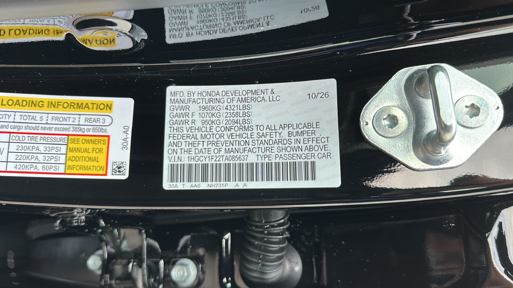 2026 Honda Accord LX