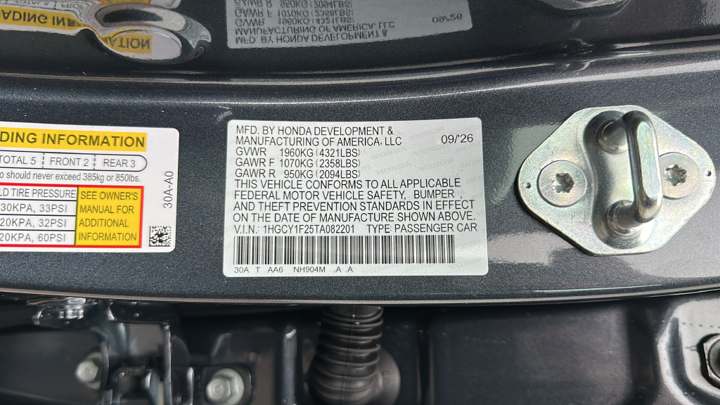 2026 Honda Accord LX