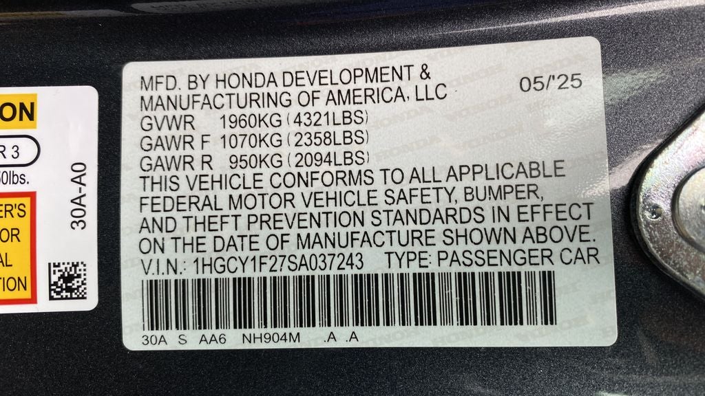 2025 Honda Accord LX