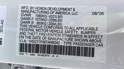 2026 Honda Accord SE