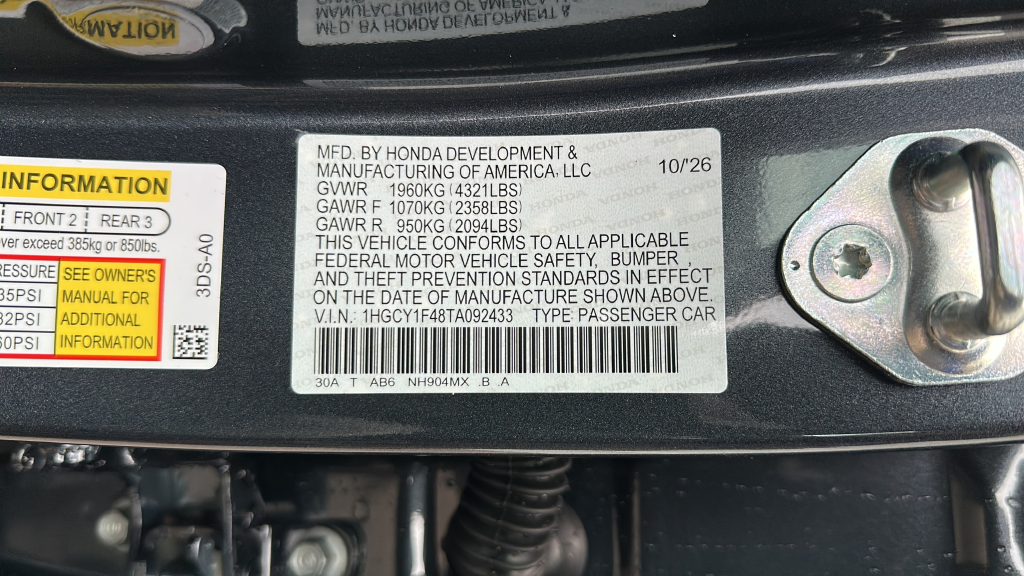 2026 Honda Accord SE