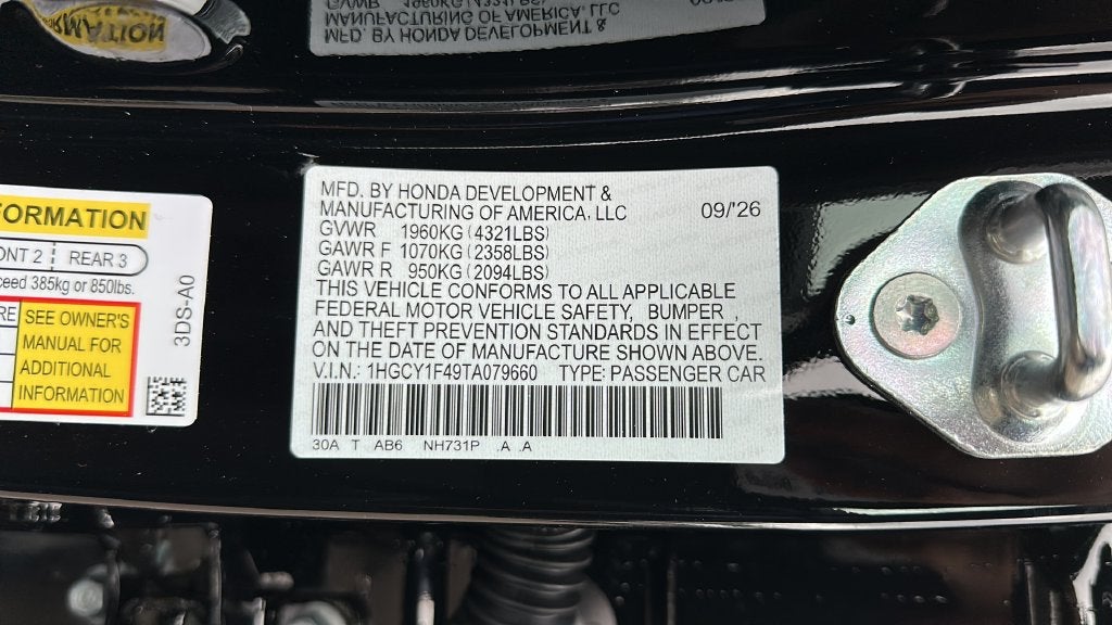 2026 Honda Accord SE