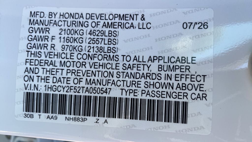 2026 Honda Accord Hybrid Sport