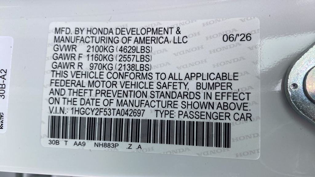 2026 Honda Accord Hybrid Sport