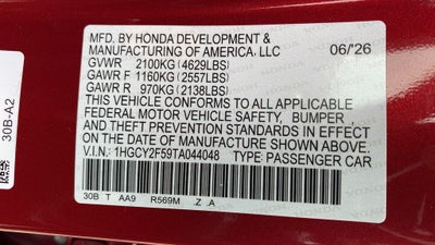 2026 Honda Accord Hybrid Sport