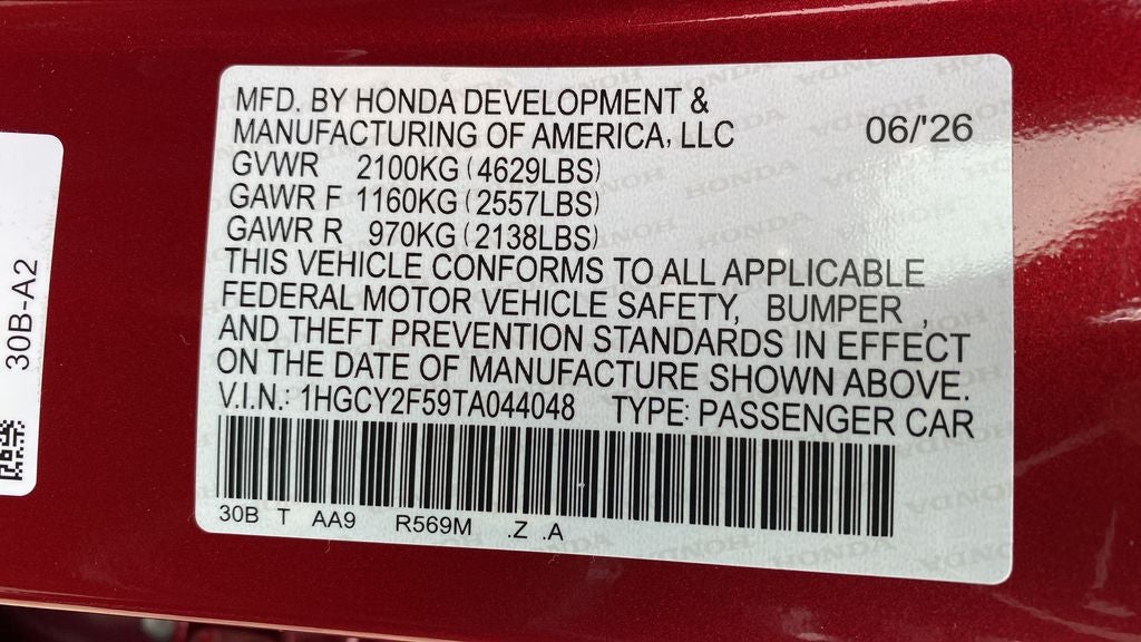 2026 Honda Accord Hybrid Sport
