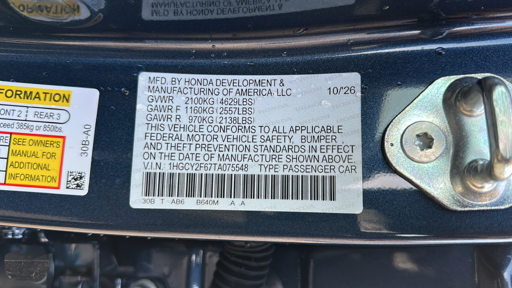 2026 Honda Accord Hybrid EX-L