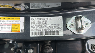 2026 Honda Accord Hybrid Touring
