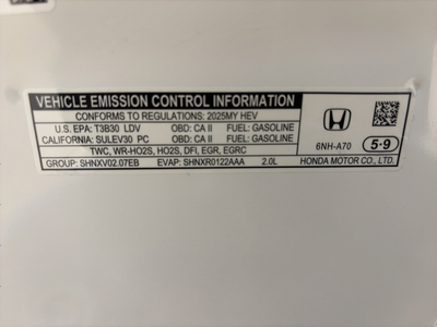 2025 Honda Accord Hybrid Touring