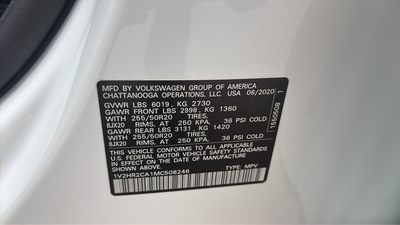 2021 Volkswagen Atlas 3.6L V6 SE w/Technology
