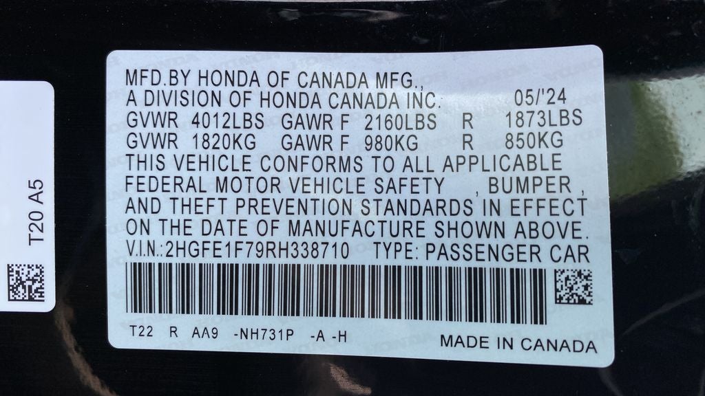 2024 Honda Civic EX
