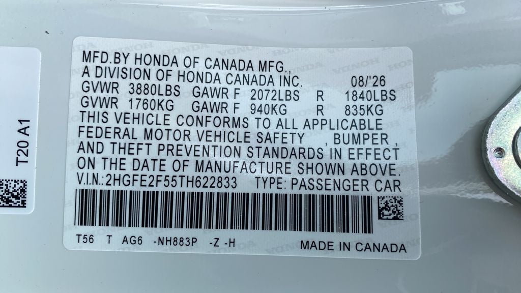 2026 Honda Civic Sport