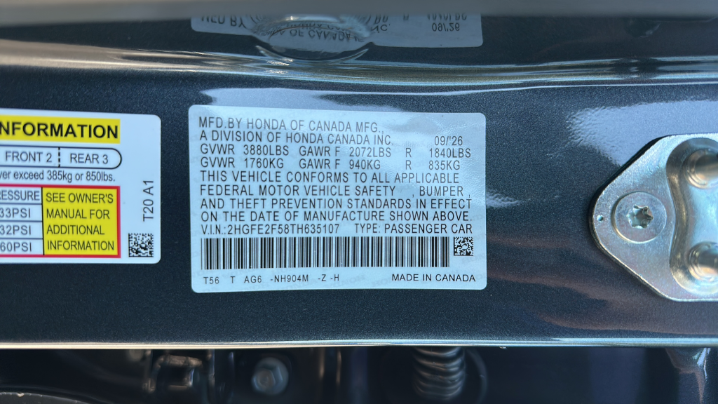 2026 Honda Civic Sport