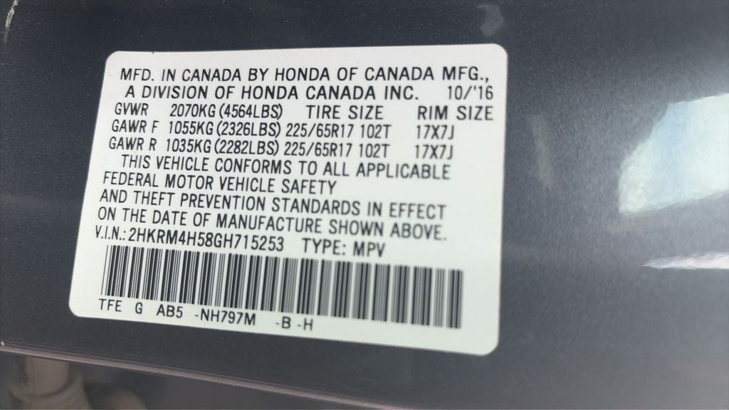 2016 Honda CR-V EX