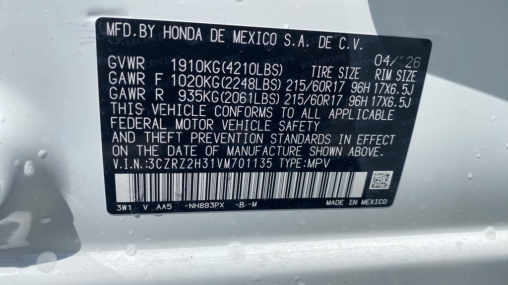 2027 Honda HR-V LX