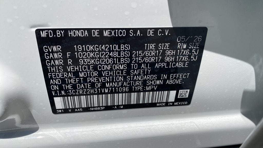 2027 Honda HR-V LX