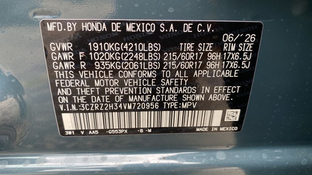 2027 Honda HR-V LX