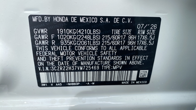 2027 Honda HR-V LX