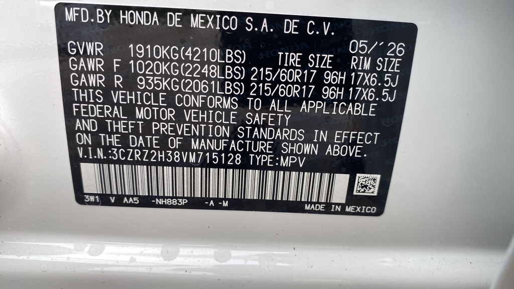 2027 Honda HR-V LX