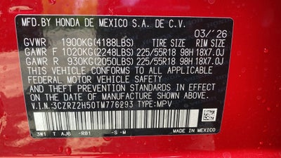 2026 Honda HR-V Sport