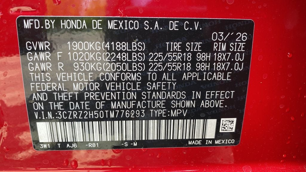 2026 Honda HR-V Sport
