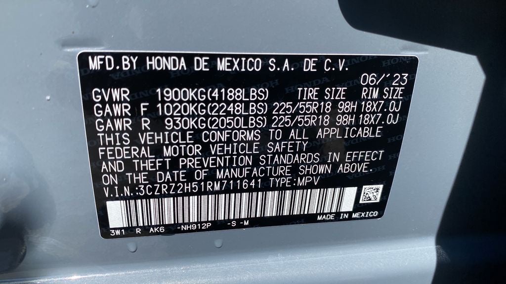 2024 Honda HR-V Sport w/o BSI