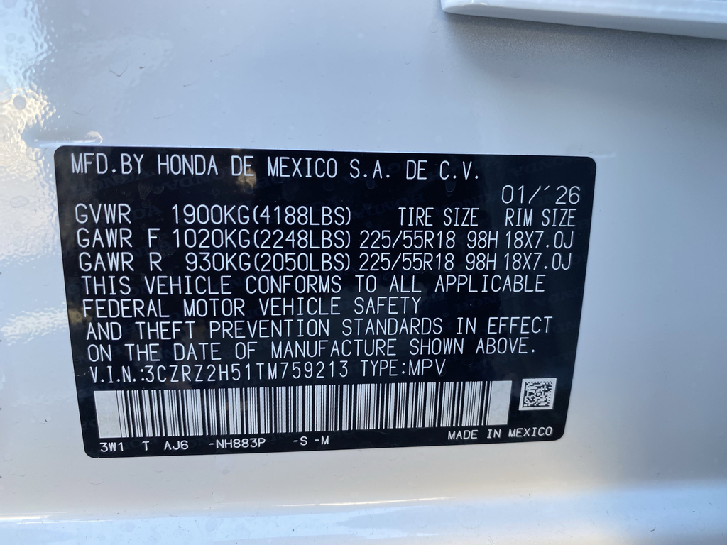2026 Honda HR-V Sport