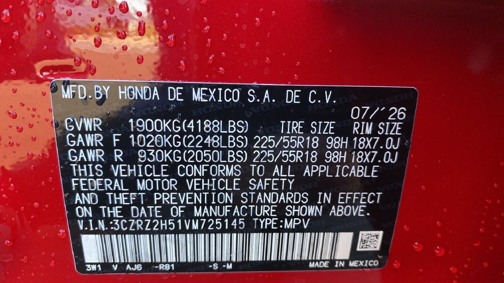 2027 Honda HR-V Sport