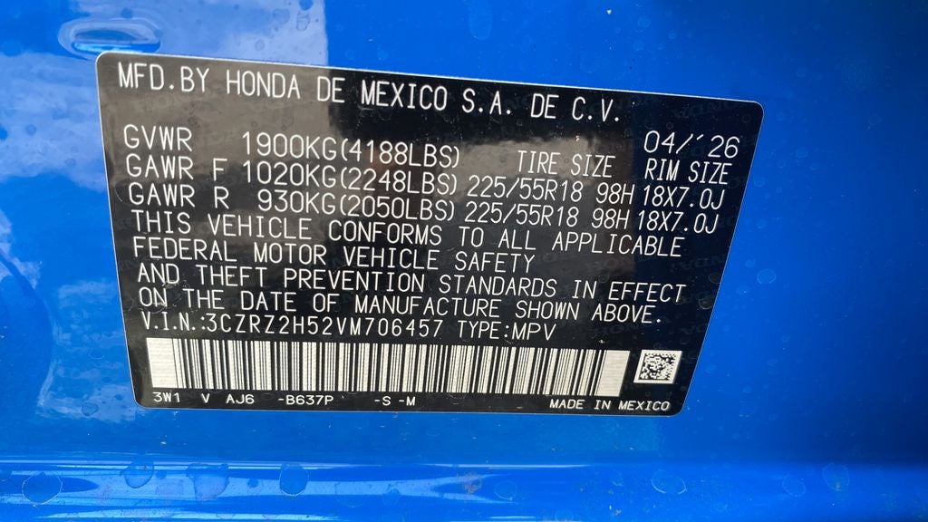 2027 Honda HR-V Sport