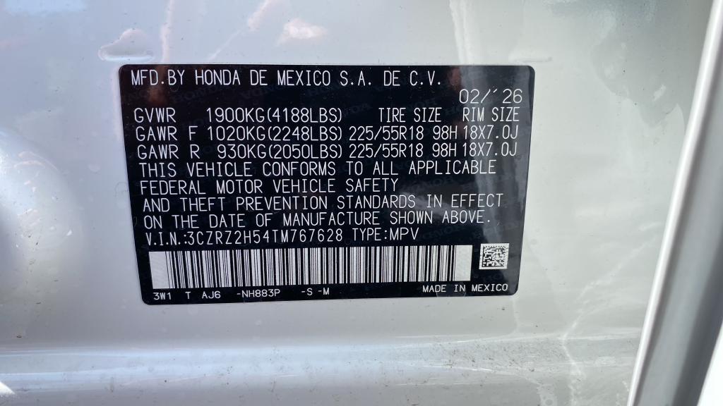 2026 Honda HR-V Sport