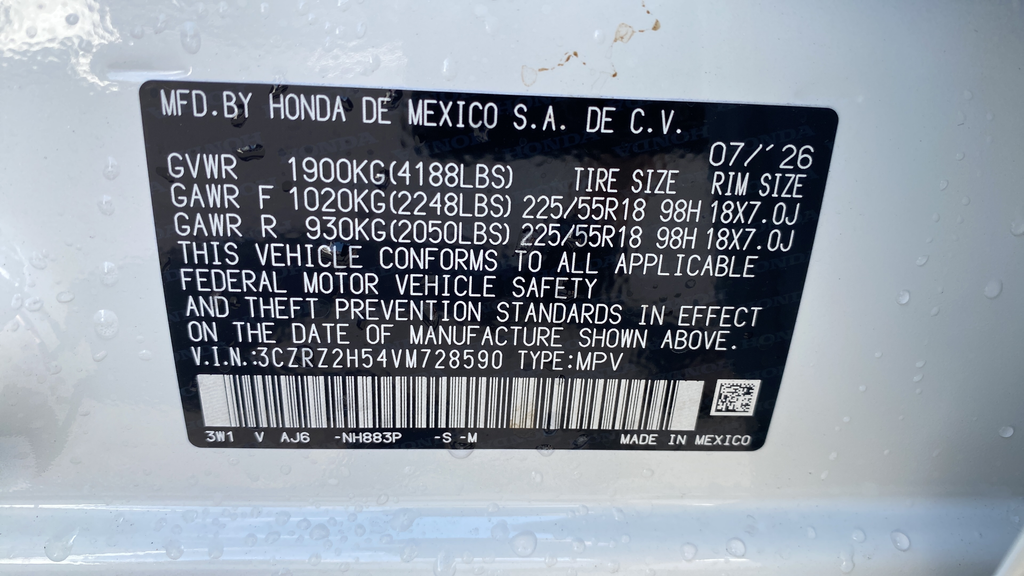 2027 Honda HR-V Sport