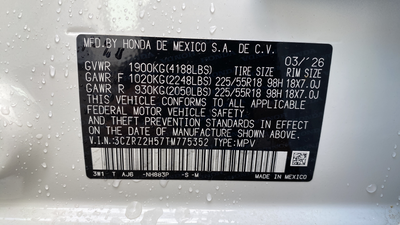 2026 Honda HR-V Sport