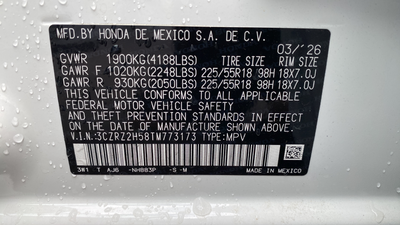 2026 Honda HR-V Sport