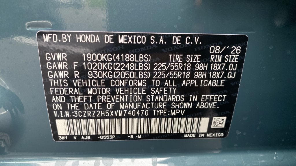 2027 Honda HR-V Sport