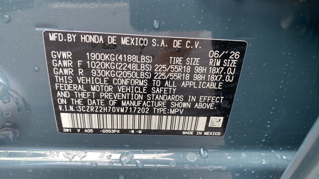 2027 Honda HR-V EX-L
