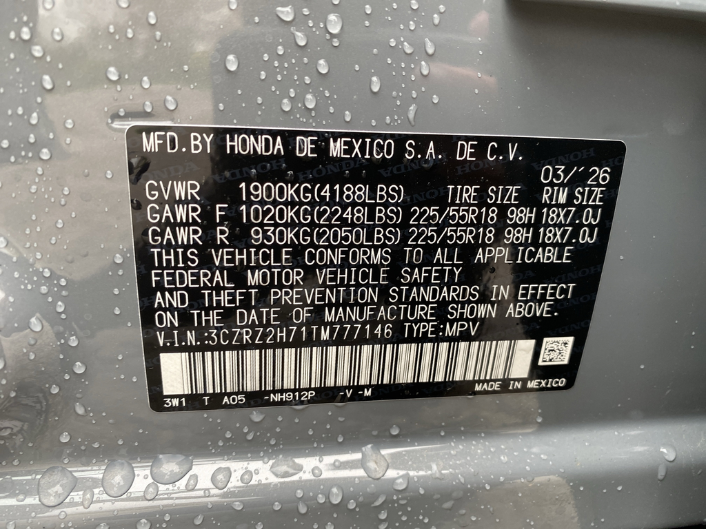 2026 Honda HR-V EX-L