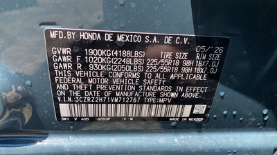 2027 Honda HR-V EX-L