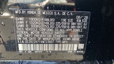 2027 Honda HR-V EX-L
