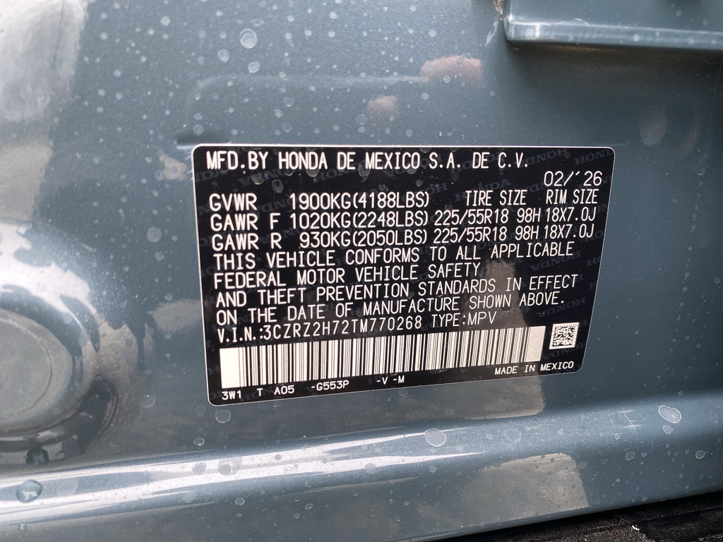 2026 Honda HR-V EX-L