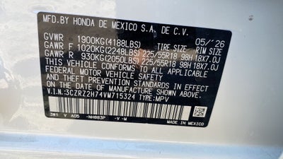 2027 Honda HR-V EX-L