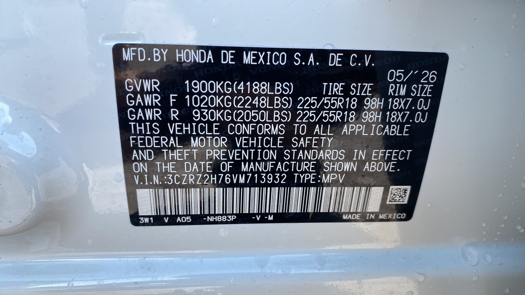 2027 Honda HR-V EX-L